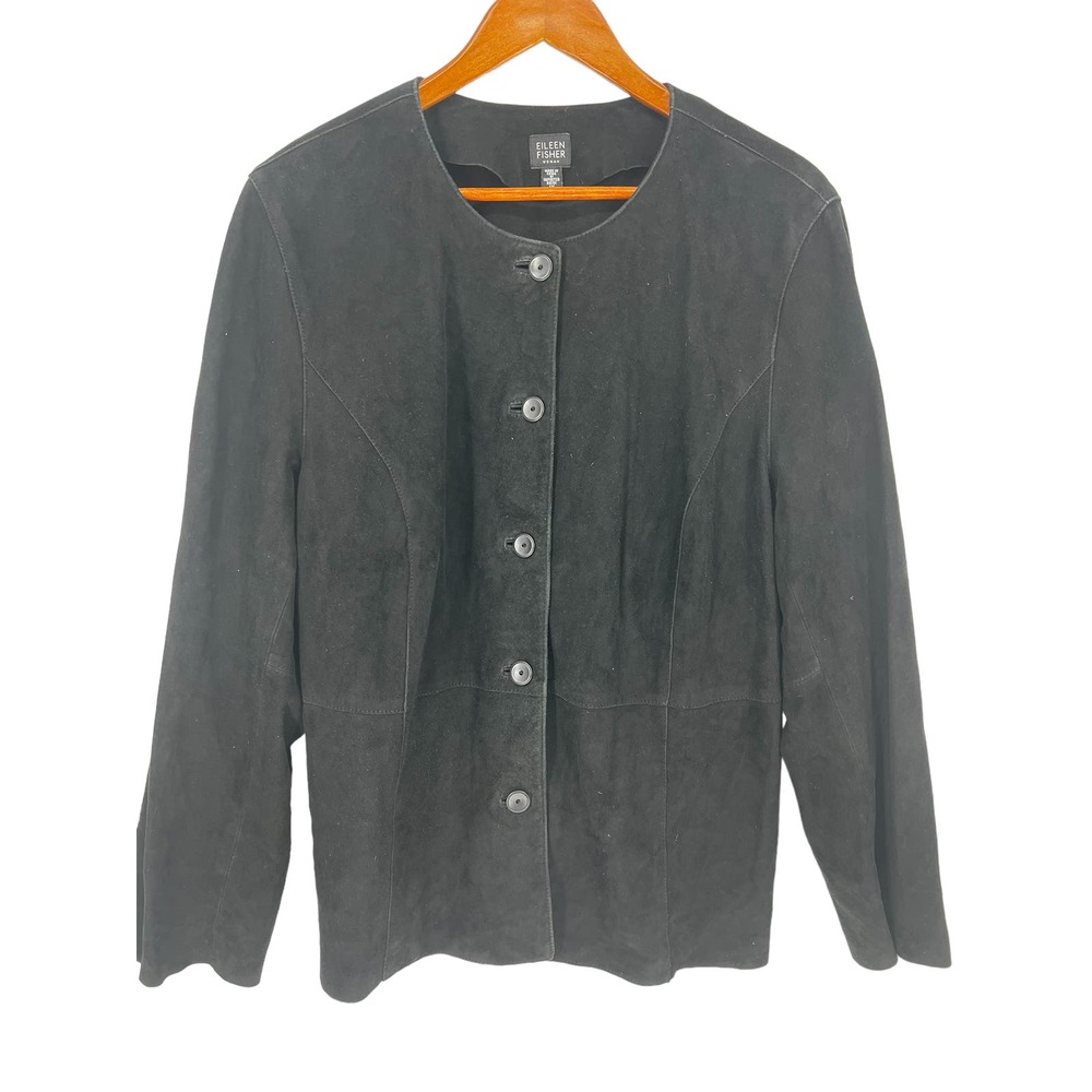 Eileen Fisher suede jacket - Picture 5 of 11